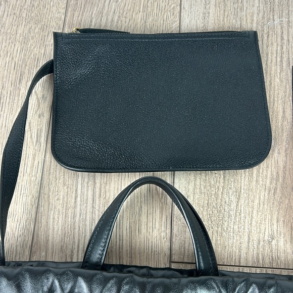 Perfect condition Gucci Logo Print calfskin Leather Drawstring Backpack - Picture 2 of 15